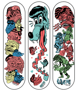 STEVIE GEE LOVEMECO SKATEBOARDS border
